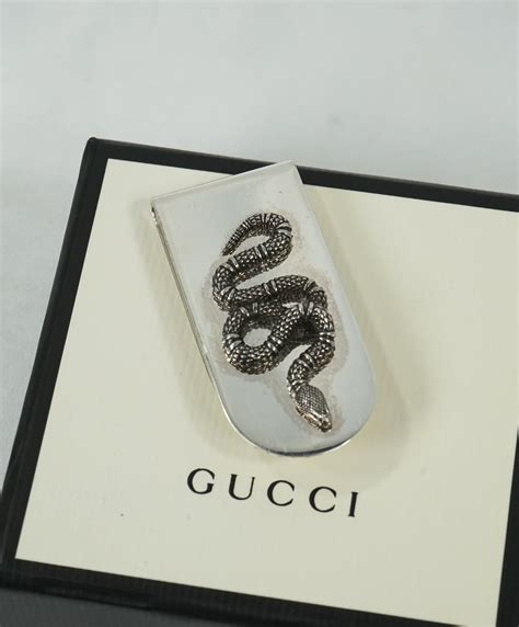 snake gucci money clip